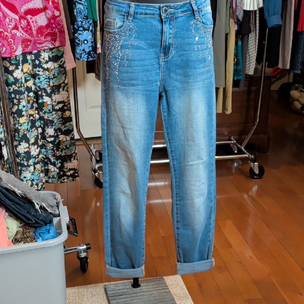 Morgan de Toi Light Blue Boyfriend Jeans